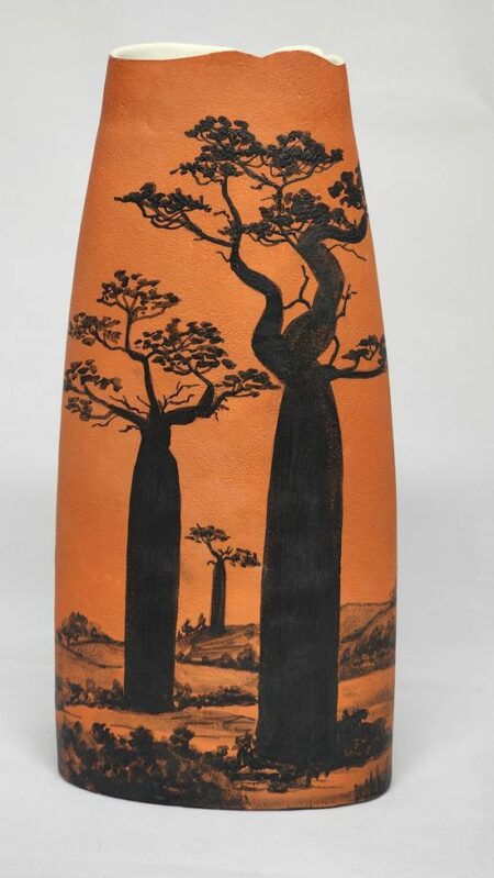 Vase plat haut n° 1