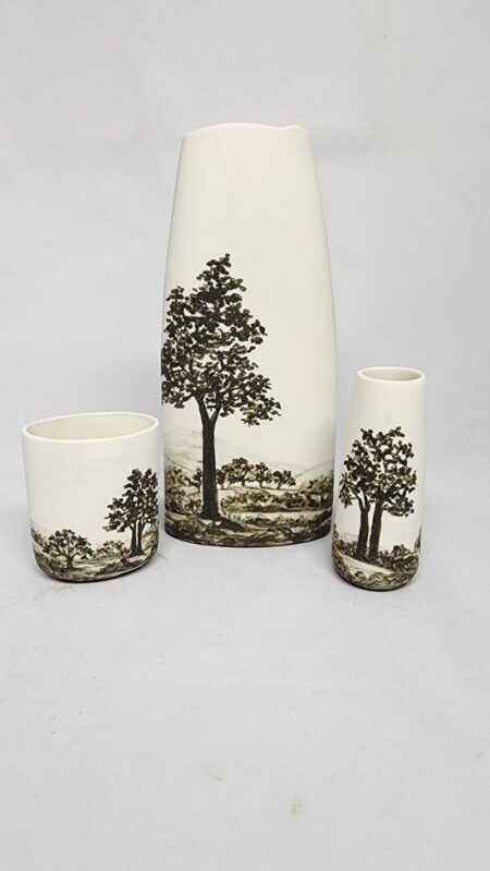 Vase plat haut n° 3